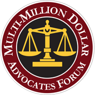 multi million dollar advocates forum badge